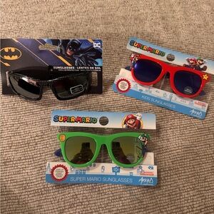 Nintendo Super Mario Kids Sunglasses - Red, Green, Black